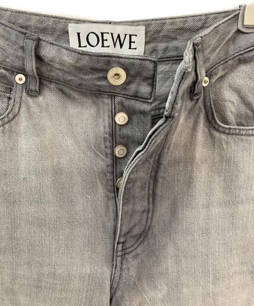 LOEWE（ロエベ）LOEWE (ロエベ) High Waisted Jeans グレー サイズ:34の古着・服飾アイテム