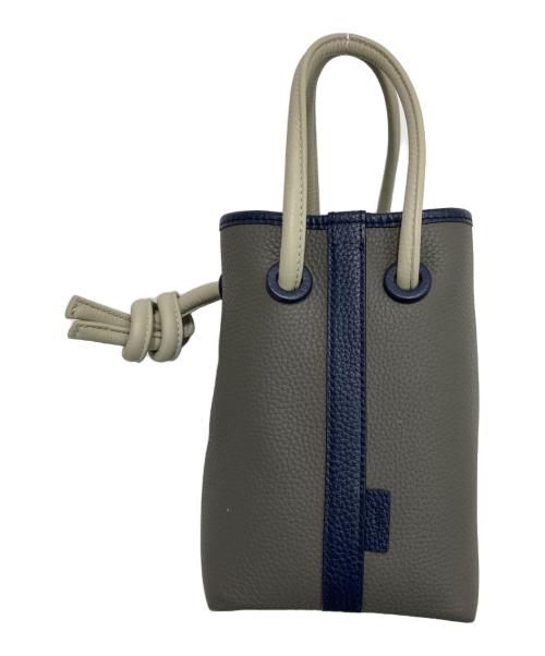 VASIC（ヴァジック）VASIC (ヴァジック) BOND 巾着バッグ グレーの古着・服飾アイテム