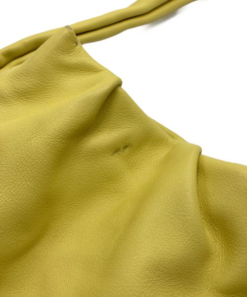 elleme（エレメ）elleme (エレメ) VAGUE シャーリングバッグ イエローの古着・服飾アイテム