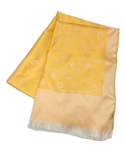 LOUIS VUITTON（ルイ ヴィトン）LOUIS VUITTON (ルイ ヴィトン) シルクスカーフ イエローの古着・服飾アイテム