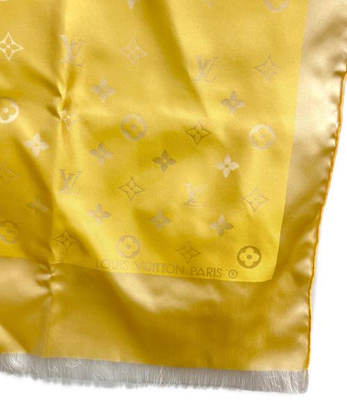 LOUIS VUITTON（ルイ ヴィトン）LOUIS VUITTON (ルイ ヴィトン) シルクスカーフ イエローの古着・服飾アイテム