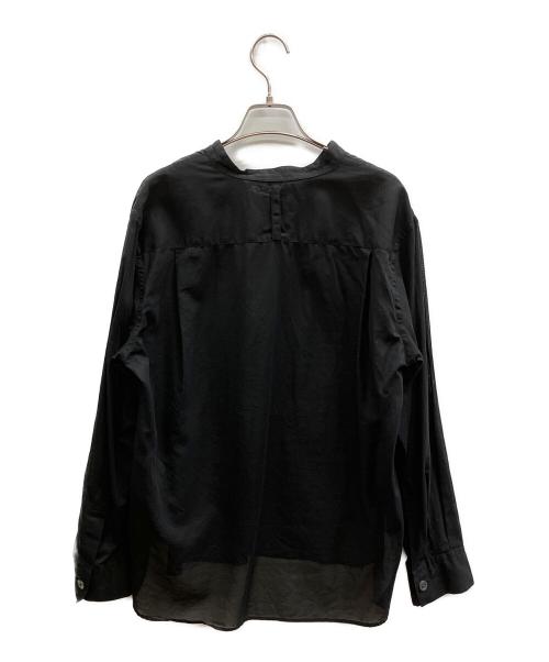 MARGARET HOWELL（マーガレットハウエル）MARGARET HOWELL (マーガレットハウエル) COTTON VOILE シャツ ブラック サイズ:3の古着・服飾アイテム