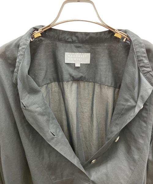 MARGARET HOWELL（マーガレットハウエル）MARGARET HOWELL (マーガレットハウエル) COTTON VOILE シャツ ブラック サイズ:3の古着・服飾アイテム
