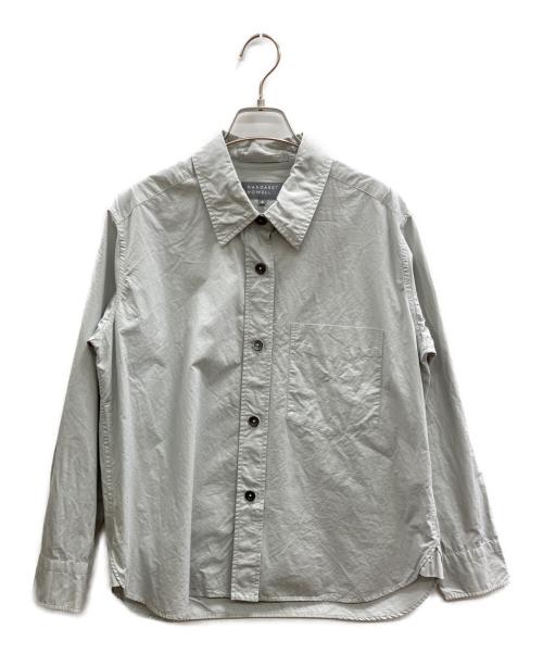 MARGARET HOWELL（マーガレットハウエル）MARGARET HOWELL (マーガレットハウエル) COTTON WOOL POPLIN シャツ グレー サイズ:2の古着・服飾アイテム