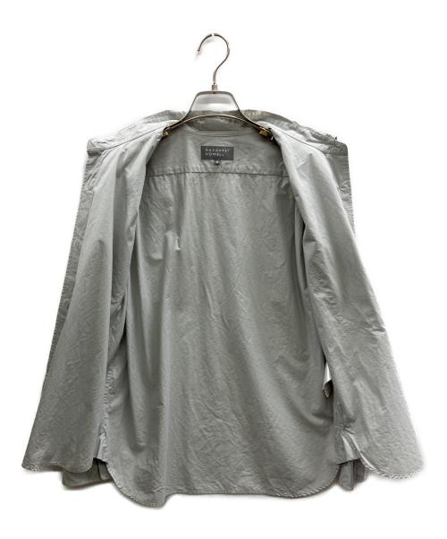 MARGARET HOWELL（マーガレットハウエル）MARGARET HOWELL (マーガレットハウエル) COTTON WOOL POPLIN シャツ グレー サイズ:2の古着・服飾アイテム