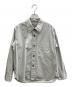 MARGARET HOWELL（マーガレットハウエル）の古着「COTTON WOOL POPLIN シャツ」｜グレー
