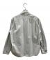 MARGARET HOWELL (マーガレットハウエル) COTTON WOOL POPLIN シャツ グレー サイズ:2：10000円