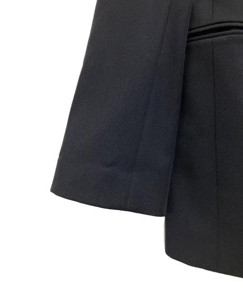 journal standard L'essage（ジャーナルスタンダード レサージュ）journal standard L'essage (ジャーナルスタンダード レサージュ) ヴィスポリギャバブレザー ネイビー サイズ:FREEの古着・服飾アイテム