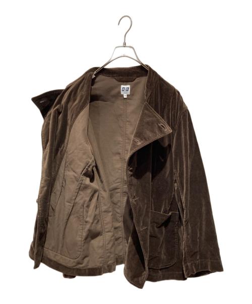 AiE（エーアイイー）AiE (エーアイイー) ベロアセットアップ ブラウン サイズ:ジャケット S/パンツ 32の古着・服飾アイテム