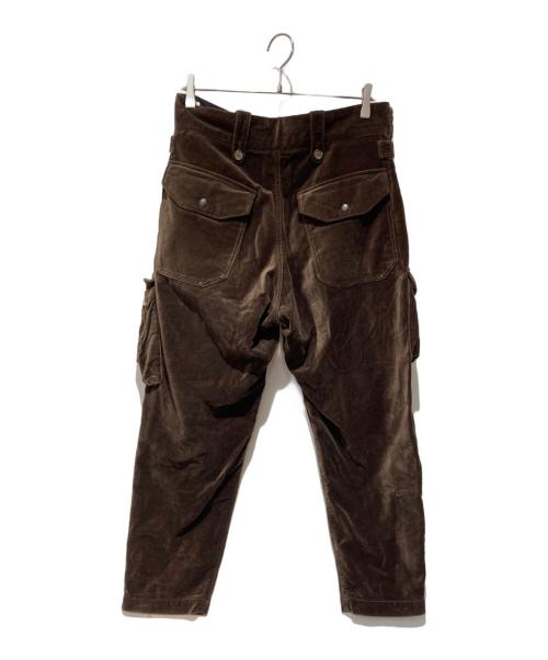 AiE（エーアイイー）AiE (エーアイイー) ベロアセットアップ ブラウン サイズ:ジャケット S/パンツ 32の古着・服飾アイテム