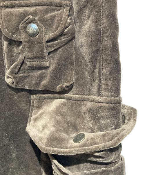 AiE（エーアイイー）AiE (エーアイイー) ベロアセットアップ ブラウン サイズ:ジャケット S/パンツ 32の古着・服飾アイテム