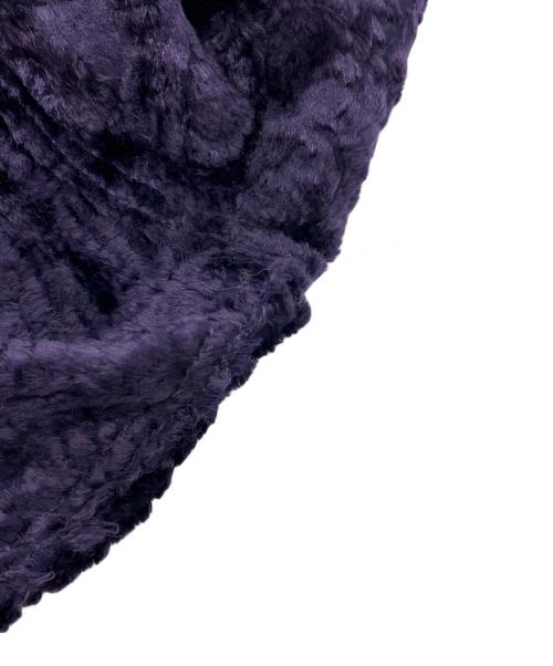 Needles（ニードルズ）Needles (ニードルズ) V Neck Cardigan-Burnout Velvet パープル サイズ:Sの古着・服飾アイテム