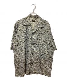 Needles（ニードルズ）の古着「CABANA SHIRT DOUBLE WEAVE」｜ゴールド×ブラック