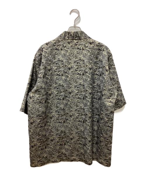 Needles（ニードルズ）Needles (ニードルズ) CABANA SHIRT DOUBLE WEAVE ゴールド×ブラック サイズ:Lの古着・服飾アイテム