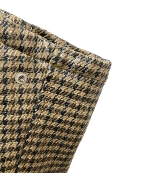 Name.（ネーム）Name. (ネーム) ラミネートツウィードフーデットコート ブラウン サイズ:1の古着・服飾アイテム