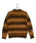 RAF SIMONS (ラフシモンズ) Striped Roundneck Sweater With Polaroids オレンジ サイズ:M：36000円