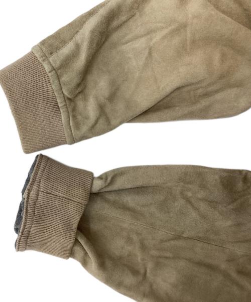 HERNO（ヘルノ）HERNO (ヘルノ) スエードレザーブルゾン ベージュ サイズ:48の古着・服飾アイテム