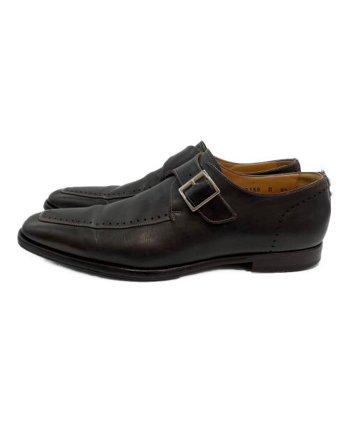 Santoni（サントーニ）Santoni (サントーニ) モンクストラップシューズ ブラウン サイズ:91/2の古着・服飾アイテム