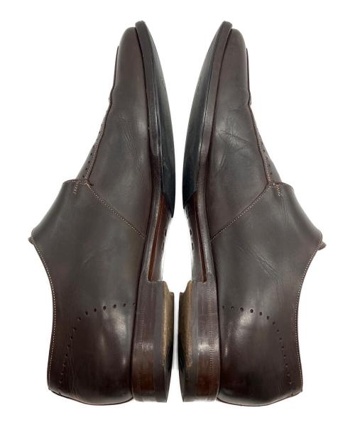 Santoni（サントーニ）Santoni (サントーニ) モンクストラップシューズ ブラウン サイズ:91/2の古着・服飾アイテム