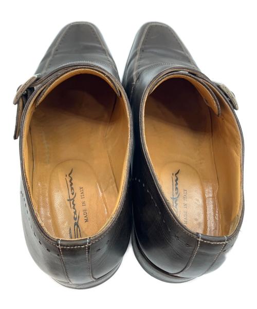 Santoni（サントーニ）Santoni (サントーニ) モンクストラップシューズ ブラウン サイズ:91/2の古着・服飾アイテム