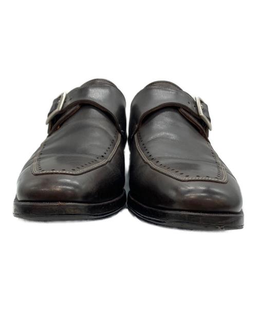 Santoni（サントーニ）Santoni (サントーニ) モンクストラップシューズ ブラウン サイズ:91/2の古着・服飾アイテム