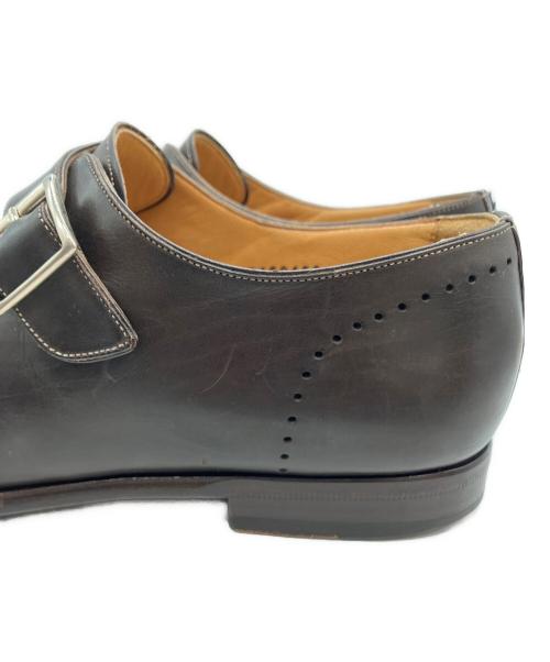 Santoni（サントーニ）Santoni (サントーニ) モンクストラップシューズ ブラウン サイズ:91/2の古着・服飾アイテム