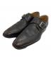 Santoni（サントーニ）の古着「モンクストラップシューズ」｜ブラウン
