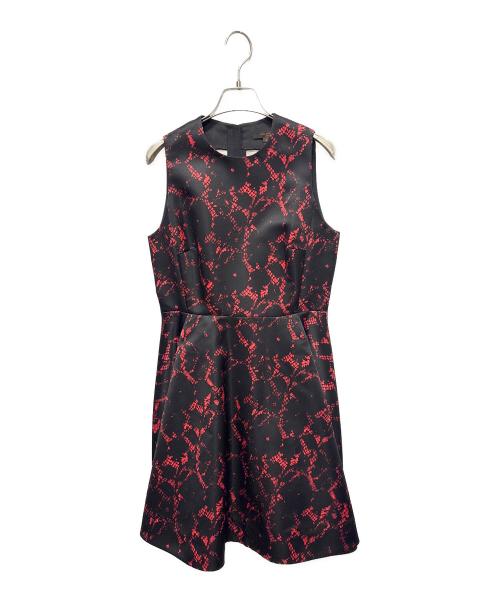 LOUIS VUITTON（ルイ ヴィトン）LOUIS VUITTON (ルイ ヴィトン) 13AW シルクノースリーブワンピース ブラック サイズ:36の古着・服飾アイテム
