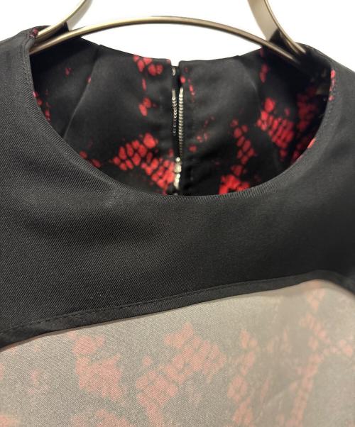 LOUIS VUITTON（ルイ ヴィトン）LOUIS VUITTON (ルイ ヴィトン) 13AW シルクノースリーブワンピース ブラック サイズ:36の古着・服飾アイテム