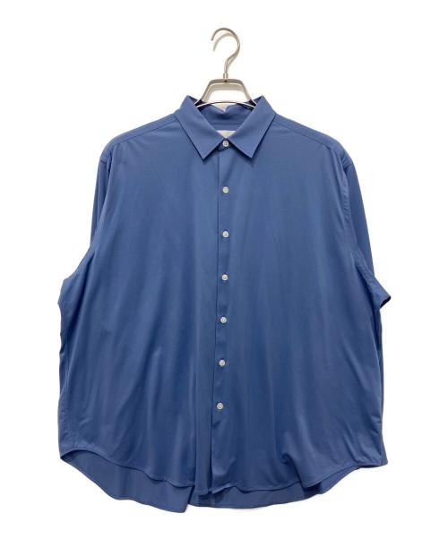 KANEMASA PHIL.（カネマサフィル）KANEMASA PHIL. (カネマサフィル) 46G Atmosphere Shirt ブルー サイズ:Mの古着・服飾アイテム