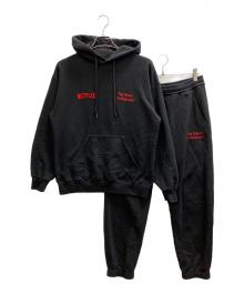 NETFLIX×The Ennoy Professional（ネットフリックス×ザ エンノイ プロフェッショナル）の古着「スウェットセットアップ」｜ブラック
