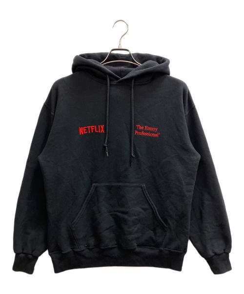 NETFLIX（ネットフリックス）NETFLIX (ネットフリックス) THE ENNOY PROFESSIONAL (ザ エンノイ プロフェッショナル) スウェットセットアップ ブラック サイズ:Mの古着・服飾アイテム