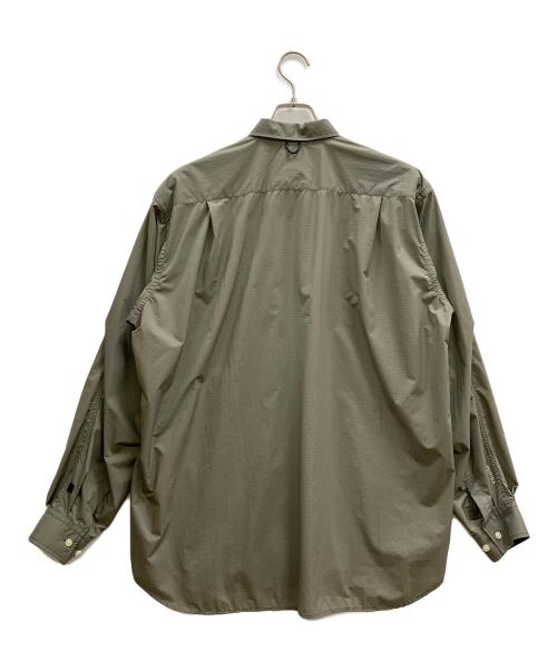 DAIWA PIER39（ダイワ ピア39）DAIWA PIER39 (ダイワ ピア39) TECH TRAVEL SHIRT グレー サイズ:Mの古着・服飾アイテム