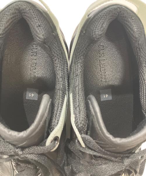OUR LEGACY（アワーレガシー）OUR LEGACY (アワーレガシー) Splinter Sneaker ブラック サイズ:41の古着・服飾アイテム