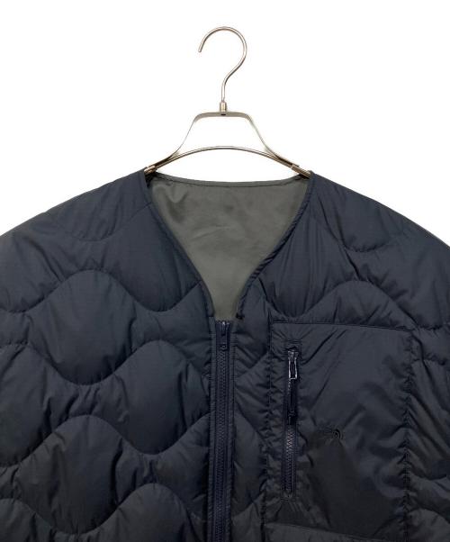 THE NORTHFACE PURPLELABEL（ザ・ノースフェイス パープルレーベル）THE NORTHFACE PURPLELABEL (ザ・ノースフェイス パープルレーベル) アウトドアウェア(フィールド リバーシブル ダウン カーディガン) ネイビー×グレー サイズ:SIZE Lの古着・服飾アイテム