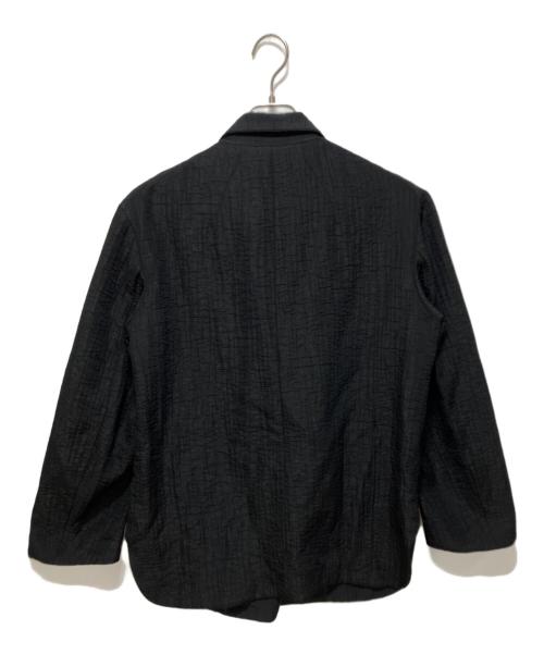 Mame Kurogouchi（マメクロゴウチ）Mame Kurogouchi (マメクロゴウチ) Grain Finish Flap Front Jacket ブラック サイズ:1の古着・服飾アイテム
