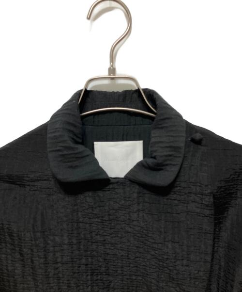 Mame Kurogouchi（マメクロゴウチ）Mame Kurogouchi (マメクロゴウチ) Grain Finish Flap Front Jacket ブラック サイズ:1の古着・服飾アイテム