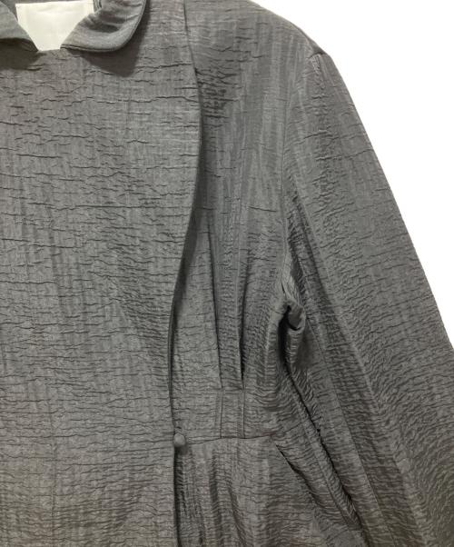 Mame Kurogouchi（マメクロゴウチ）Mame Kurogouchi (マメクロゴウチ) Grain Finish Flap Front Jacket ブラック サイズ:1の古着・服飾アイテム