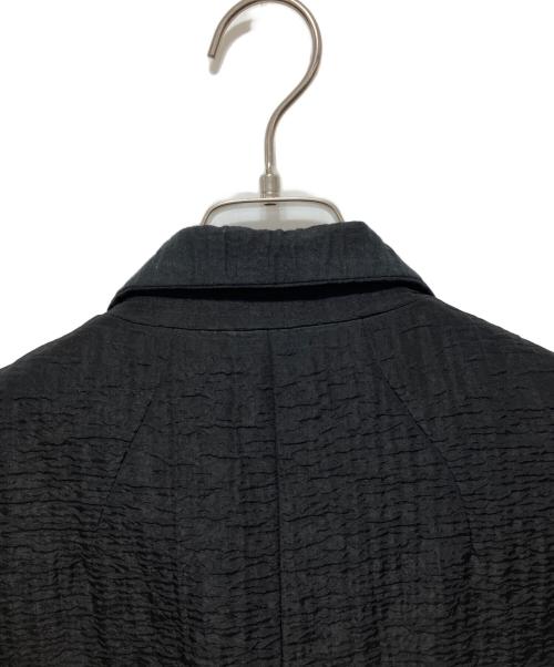 Mame Kurogouchi（マメクロゴウチ）Mame Kurogouchi (マメクロゴウチ) Grain Finish Flap Front Jacket ブラック サイズ:1の古着・服飾アイテム