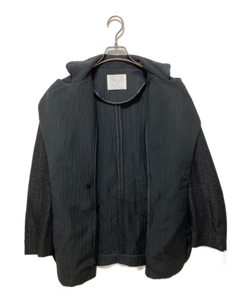 Mame Kurogouchi（マメクロゴウチ）Mame Kurogouchi (マメクロゴウチ) Grain Finish Flap Front Jacket ブラック サイズ:1の古着・服飾アイテム