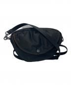 PORTERポーター）の古着「ハーフムーンショルダーバッグ」｜ブラック