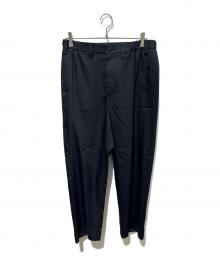 IM MEN（アイム メン）の古着「AIR PLEATS TROUSERS　 ISSEY MIYAKE　LA43FF127」｜ブラック