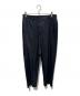 im MEN（アイム メン）の古着「AIR PLEATS TROUSERS　 ISSEY MIYAKE　LA43FF127」｜ブラック