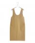 DRAWER (ドゥロワー) ウールケヌキ ノースリーブ ワンピース ドレス ベージュ サイズ:36：30000円