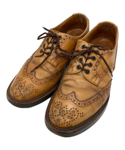 Tricker's（トリッカーズ）Tricker's (トリッカーズ) ウィングチップシューズ ブラウン サイズ:9.5の古着・服飾アイテム