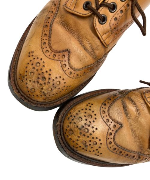 Tricker's（トリッカーズ）Tricker's (トリッカーズ) ウィングチップシューズ ブラウン サイズ:9.5の古着・服飾アイテム