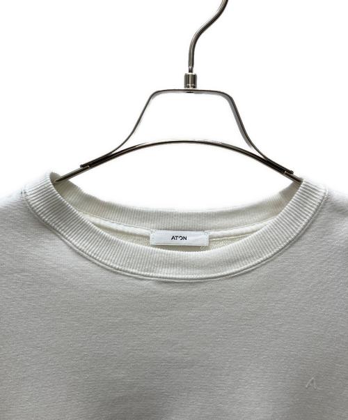ATON（エイトン）ATON (エイトン) クルーネックスウェット ホワイト サイズ:06の古着・服飾アイテム