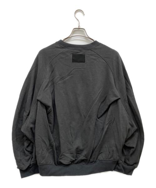 COGTHEBIGSMOKE（コグザビッグスモーク）COGTHEBIGSMOKE (コグザビッグスモーク) LEILA WIDE CUFF SWEAT グレー サイズ:Fの古着・服飾アイテム