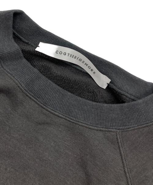 COGTHEBIGSMOKE（コグザビッグスモーク）COGTHEBIGSMOKE (コグザビッグスモーク) LEILA WIDE CUFF SWEAT グレー サイズ:Fの古着・服飾アイテム