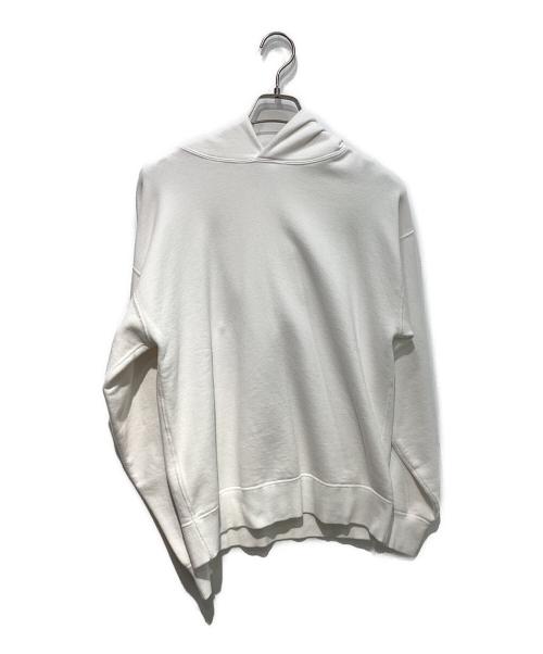 HERILL（ヘリル）HERILL (ヘリル) Hooded スウェット ホワイトの古着・服飾アイテム